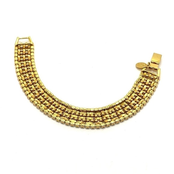 KJL Kenneth Jay Lane Bracelet Crystals Vintage - Picture 6 of 10